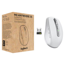 Logitech MX Anywhere 3S for Business Ratón Inalámbrico Compacto PALE GREY EMEA28-935