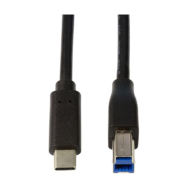 LogiLink Cable USB 3.2 Gen1 de USB-C a USB-B, 2 m, Negro