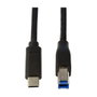 LogiLink Cable USB 3.2 Gen1 de USB-C a USB-B, 2 m, Negro