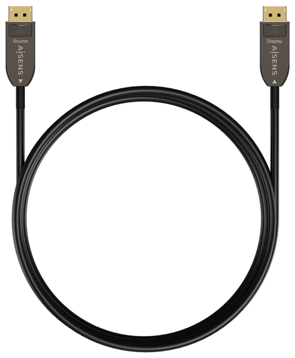 Aisens Cable DisplayPort 1.4 Activo AOC 8K 30m Negro
