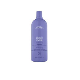 Aveda Blonde Revival Purple Toning Shampoo 1000ml Champú Matizador Cabello Rubio Gris Plateado Vegano