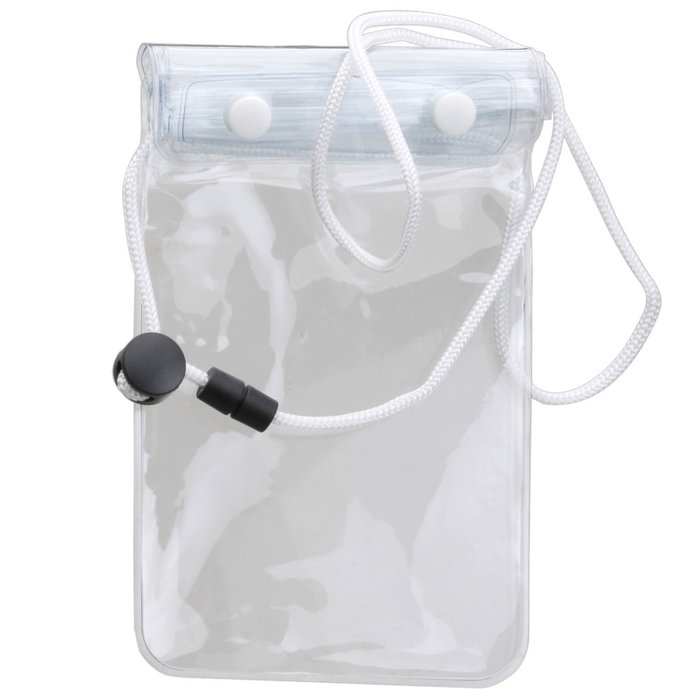 Jet Lag Protector Impermeable Móvil Jet Lag PVC con Cuerda y 3 Cierres Zip, Medidas 12x1,5x22 cm