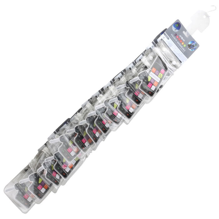 Jet Lag Protector Impermeable Móvil Jet Lag PVC con Cuerda y 3 Cierres Zip, Medidas 12x1,5x22 cm