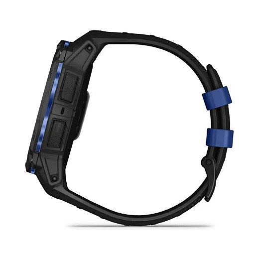 Garmin Instinct 3 AMOLED Black con Correa de Silicona 26 mm Bolt Blue