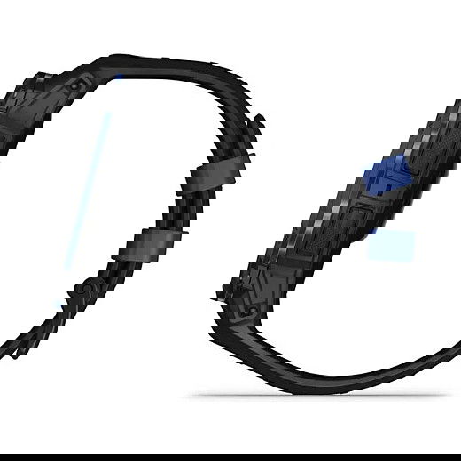 Garmin Instinct 3 Reloj Inteligente con Pantalla AMOLED de 45 mm, GPS, Caja de Aluminio y GFRP, Correa de Silicona Intercambiable Negro/Azul Bolt, Resistencia al Agua 10 ATM