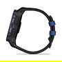 Garmin Instinct 3 Reloj Inteligente con Pantalla AMOLED de 45 mm, GPS, Caja de Aluminio y GFRP, Correa de Silicona Intercambiable Negro/Azul Bolt, Resistencia al Agua 10 ATM