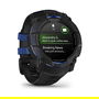 Garmin Instinct 3 Reloj Inteligente con Pantalla AMOLED de 45 mm, GPS, Caja de Aluminio y GFRP, Correa de Silicona Intercambiable Negro/Azul Bolt, Resistencia al Agua 10 ATM