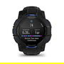 Garmin Instinct 3 Reloj Inteligente con Pantalla AMOLED de 45 mm, GPS, Caja de Aluminio y GFRP, Correa de Silicona Intercambiable Negro/Azul Bolt, Resistencia al Agua 10 ATM