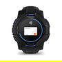 Garmin Instinct 3 Reloj Inteligente con Pantalla AMOLED de 45 mm, GPS, Caja de Aluminio y GFRP, Correa de Silicona Intercambiable Negro/Azul Bolt, Resistencia al Agua 10 ATM