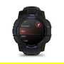 Garmin Instinct 3 Reloj Inteligente con Pantalla AMOLED de 45 mm, GPS, Caja de Aluminio y GFRP, Correa de Silicona Intercambiable Negro/Azul Bolt, Resistencia al Agua 10 ATM