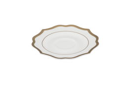 Le coq Plato de Café Ionica COQIONICA2A-151010 New Bone China Diámetro 13 cm (6 Unidades)