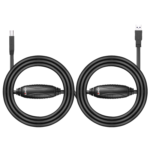 Lindy Cable de Extensión Activo USB 3.2 Gen 1 10m USB A a USB B Lindy Cable de Extensión Activo USB 3.2 Gen 1 10m USB A a USB B
