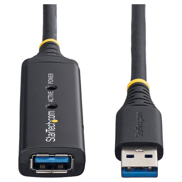 StarTech.com Cable Extensor USB 3.2 Gen1 Activo 5m Negro