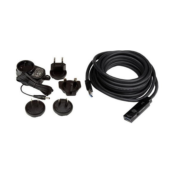Cable USB Startech USB3AAEXT5M USB A Negro