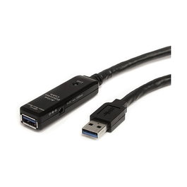 Cable USB Startech USB3AAEXT5M USB A Negro