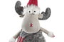 DKD Home Decor Figura Navidad Tradicional Gris Rojo Poliester 15 x 55 x 20 cm