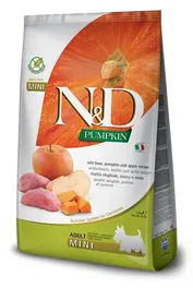 Farmina N&D Perro Mini Calabaza Javali 7 kg Alimento Completo Sin Cereales