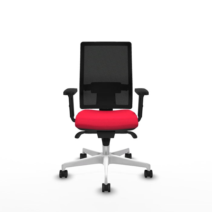 PIQUERAS Y CRESPO Silla de oficina Horna con mecanismo Sincro, Rojo y Negro PIQUERAS Y CRESPO Silla de oficina Horna con mecanismo Sincro, Rojo y Negro