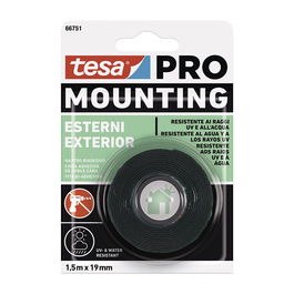 Tesa 66751-00002-00 Cinta de doble cara Mounting Pro Exterior 19 mm x 1,5 m resistente agua y UV