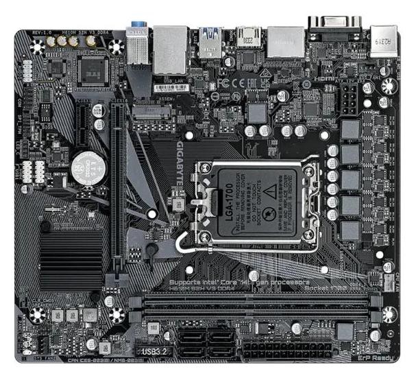 GIGABYTE H610M S2H V3 DDR4 Micro ATX Intel H610 Express GIGABYTE H610M S2H V3 DDR4 Micro ATX Intel H610 Express