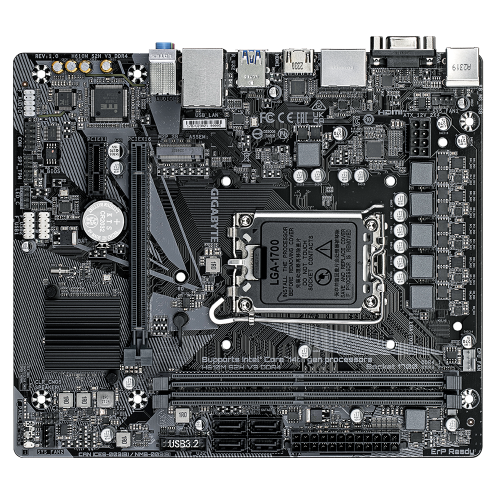 GIGABYTE H610M S2H V3 DDR4 Micro ATX Intel H610 Express GIGABYTE H610M S2H V3 DDR4 Micro ATX Intel H610 Express