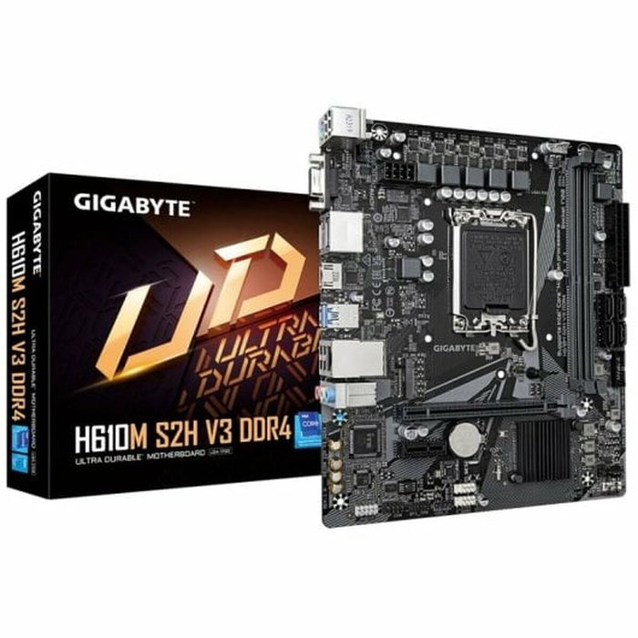 GIGABYTE H610M S2H V3 DDR4 Micro ATX Intel H610 Express GIGABYTE H610M S2H V3 DDR4 Micro ATX Intel H610 Express