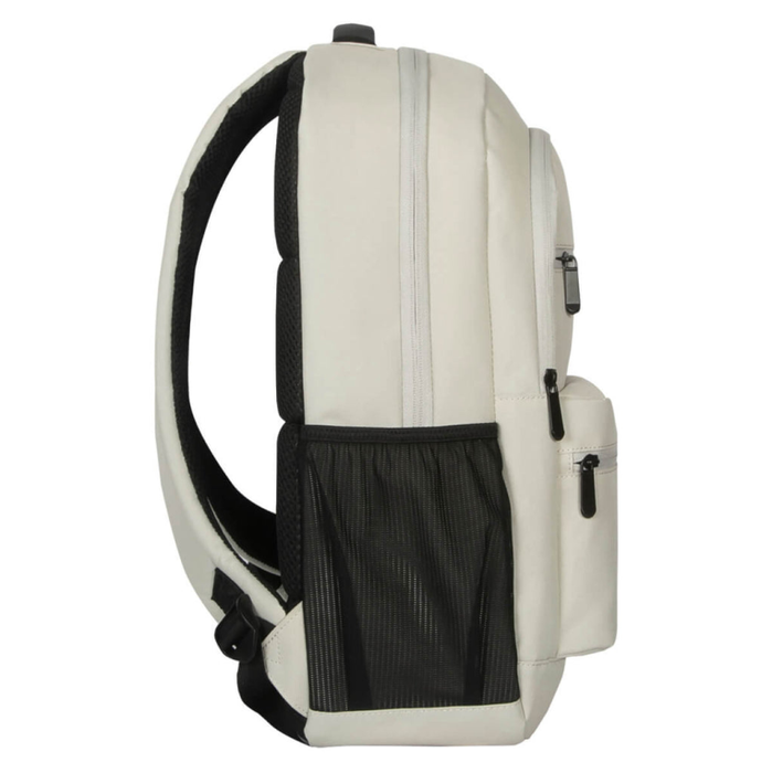 Targus Mochila City Backpack Octave III Crema Poliéster Compartimento Portátil 40,6 cm (16")