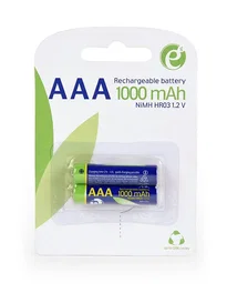 EnerGenie Pilas recargables AAA 1000 mAh NiMH (2 unidades)