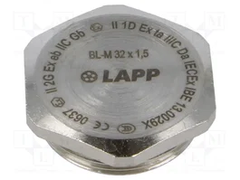 LAPP SKINDICHT® BL-M ATEX Tapón M32 con aislamiento