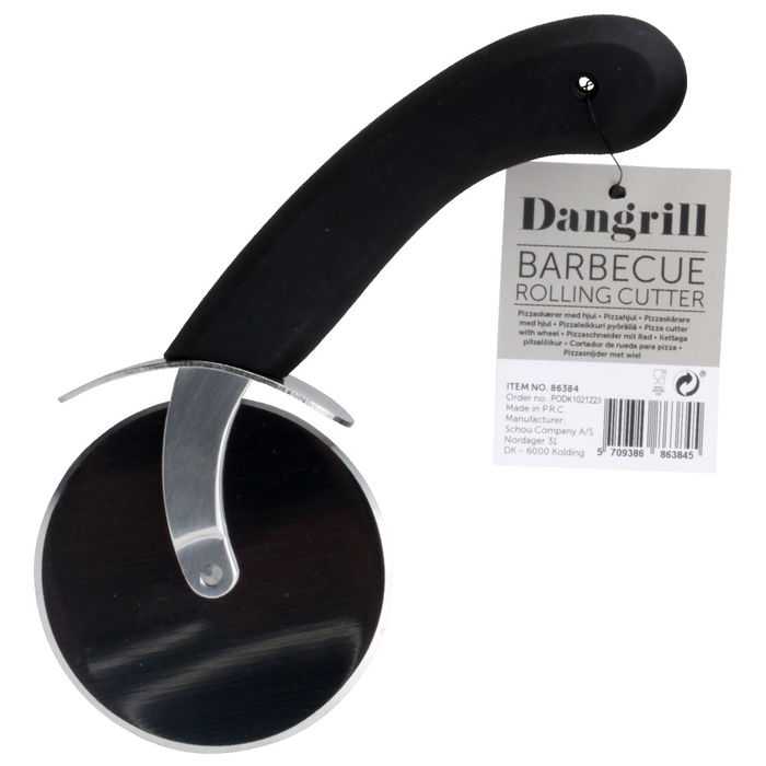 Dangrill Cortador Pizza Rueda de Corte d.8 cm Medidas 9x2,5 cm h.19,5 cm