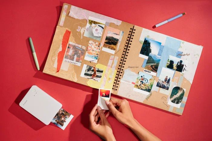 Canon SELPHY QX20 Impresora de Fotos Portátil por Sublimación - Inalámbrica (Wi-Fi, Bluetooth), Impresión sin Bordes, Color Rojo Terracotta, Ref. 6754C001