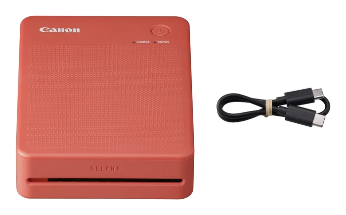 Canon SELPHY QX20 Impresora de Fotos Portátil por Sublimación - Inalámbrica (Wi-Fi, Bluetooth), Impresión sin Bordes, Color Rojo Terracotta, Ref. 6754C001