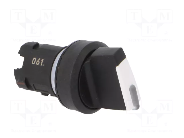 Siemens 3SU10022BF600AA0 Knebelschalter Iluminado 22mm Negro y Blanco