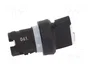 Siemens 3SU10022BF600AA0 Knebelschalter Iluminado 22mm Negro y Blanco