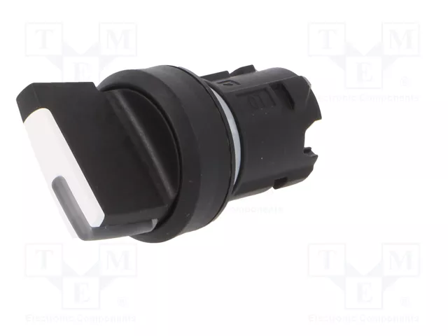 Siemens 3SU10022BF600AA0 Knebelschalter Iluminado 22mm Negro y Blanco