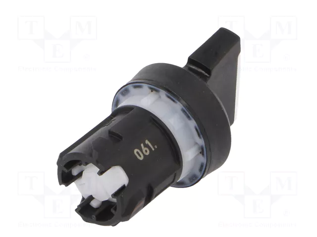 Siemens 3SU10022BF600AA0 Knebelschalter Iluminado 22mm Negro y Blanco