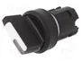 Siemens 3SU10022BF600AA0 Knebelschalter Iluminado 22mm Negro y Blanco