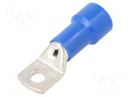 BM GROUP Punta de anillo tubular aislada M12 azul