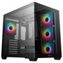 Deepcool CG530 Caja Gaming Midi Tower Negra con Vidrio Templado y 4 Ventiladores ARGB