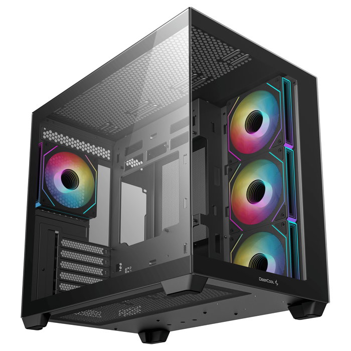 DeepCool CG530 Midi Tower Negra con 4 Ventiladores RGB