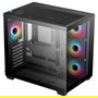 DeepCool CG530 4F Midi Tower Negro ATX, ITX, micro ATX para Juego con Panel de Vidrio Templado