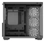 DeepCool CG530 4F Midi Torre PC Gaming Negro ATX/ITX con Ventana Lateral y 4 Ventiladores ARGB, 7 Ranuras de Expansión y USB 3.2 Type-C