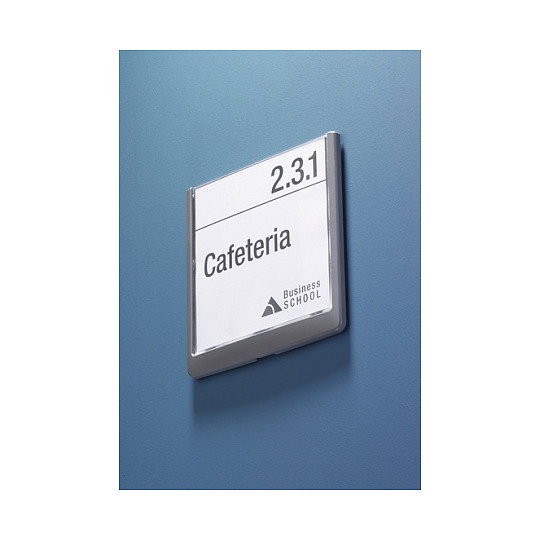 Durable Türschild ClckSign 149x148,5 Kleben/Schr. grafito