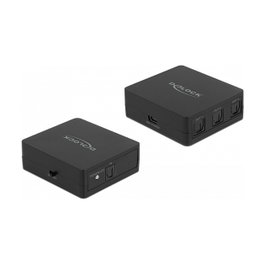DeLOCK Divisor S/PDIF TOSLINK 1 entrada y 3 salidas con alimentación USB