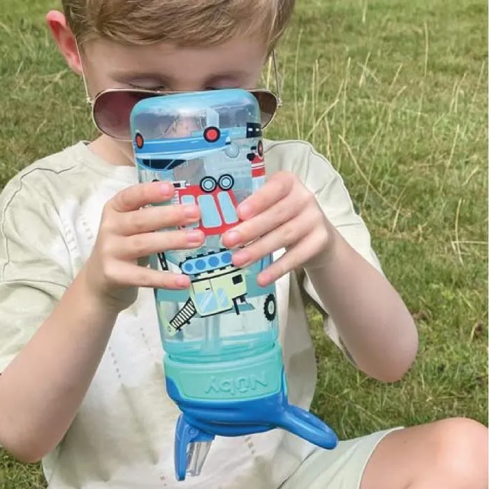 Nuby Pack 2 Botellas de Agua Super Quench NUB0048526890491 Azul 540 ml