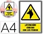 Archivo 2000 Pictograma Señal Informativa Atencion Cuidado Con Los Perros PVC Amarillo Luminiscente 210x297 mm Archivo 2000 Pictograma Señal Informativa Atencion Cuidado Con Los Perros PVC Amarillo Luminiscente 210x297 mm