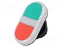 LOVATO ELECTRIC Interruptor doble Platinum 22mm rojo/verde