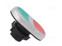 LOVATO ELECTRIC Interruptor doble Platinum 22mm rojo/verde