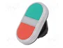 LOVATO ELECTRIC Interruptor doble Platinum 22mm rojo/verde