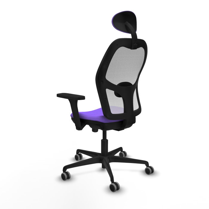 PIQUERAS Y CRESPO Silla de oficina Jorquera con Mecanismo Sincro/Traslack, Lila y Blanco PIQUERAS Y CRESPO Silla de oficina Jorquera con Mecanismo Sincro/Traslack, Lila y Blanco